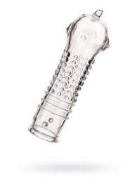 Прозрачная закрытая насадка на пенис TOYFA A-Toys - 14,7 см. - A-toys - в Белгороде купить с доставкой