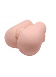 Реалистичный мастурбатор с вибрацией и двумя тоннелями - вагиной и анусом - Baile - в Белгороде купить с доставкой