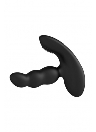 Черный силиконовый стимулятор простаты Levett Nitoc с пультом ДУ - Levett - в Белгороде купить с доставкой