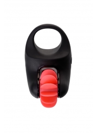 Чёрно-красное эрекционное виброкольцо Erotist - Erotist Adult Toys - в Белгороде купить с доставкой