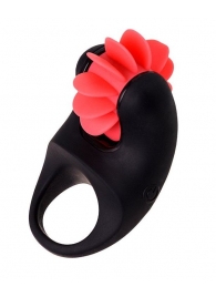 Чёрно-красное эрекционное виброкольцо Erotist - Erotist Adult Toys - в Белгороде купить с доставкой