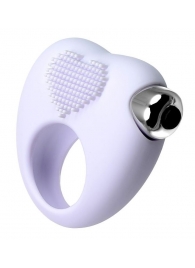 Белое виброкольцо для продления полового акта JOS MOYS - JOS - в Белгороде купить с доставкой