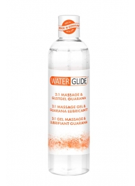 Гель-смазка 2-в-1 MASSAGE   LUBRICANT GUARANA - 300 мл. - Waterglide - купить с доставкой в Белгороде