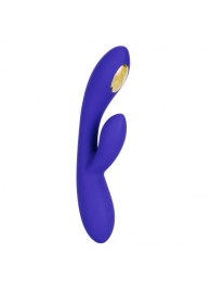 Фиолетовый вибратор с функцией электростимуляции Intimate E-Stimulator Dual Wand - 21,5 см. - California Exotic Novelties - купить с доставкой в Белгороде