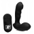Черный стимулятор простаты Alpha-Pro 7X P-Milker Silicone Prostate Stimulator with Milking Bead - XR Brands - в Белгороде купить с доставкой