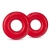 Набор из 2 красных эрекционных колец DONUT RINGS OVERSIZED - Blush Novelties - в Белгороде купить с доставкой