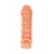 Телесная закрытая насадка с пупырышками Cock Sleeve Size M - 15,6 см. - KOKOS - в Белгороде купить с доставкой