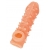 Телесная закрытая насадка с пупырышками Cock Sleeve Size L - 17,6 см. - KOKOS - в Белгороде купить с доставкой