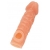 Телесная закрытая насадка с шершавой головкой Cock Sleeve Size M - 15,6 см. - KOKOS - в Белгороде купить с доставкой