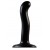 Черный фаллоимитатор-насадка Strap-On-Me P G spot Dildo size S - 16,4 см. - Strap-on-me - купить с доставкой в Белгороде