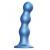 Голубая насадка Strap-On-Me Dildo Plug Balls size S - Strap-on-me - купить с доставкой в Белгороде
