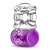 Фиолетовое эрекционное виброкольцо Pleaser Rechargeable C-Ring - Blush Novelties - в Белгороде купить с доставкой