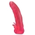 Розовая насадка для страпона с клиторальными лепестками - 18,5 см. - LOVETOY (А-Полимер) - купить с доставкой в Белгороде