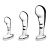 Набор из 3 стальных стимуляторов простаты Stainless Steel P-spot Training Set - b-Vibe - в Белгороде купить с доставкой
