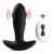 Черный массажер простаты с вибрацией, эффектом маятника и пультом ДУ - Secwell - в Белгороде купить с доставкой