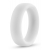 Белое люминесцентное эрекционное кольцо Silicone Glo Cock Ring - Blush Novelties - в Белгороде купить с доставкой