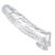 Прозрачная насадка для увеличения члена Realistic Clear Penis Enhancer and Ball Stretcher - 20,3 см. - XR Brands - в Белгороде купить с доставкой