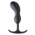 Черный массажер простаты с утяжелителями Premium Silicone Weighted Prostate Plug Large - 18,8 см. - XR Brands - в Белгороде купить с доставкой