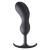 Черный массажер простаты с утяжелителями Premium Silicone Weighted Prostate Plug XL - 20,8 см. - XR Brands - в Белгороде купить с доставкой