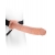 Фаллопротез телесного цвета Hollow Strap-On - 29 см. - Pipedream - купить с доставкой в Белгороде
