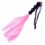 Розовая силиконовая плеть - 35,5 см. - Boys of Toys - купить с доставкой в Белгороде