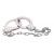 Наручники из металла с длинной цепочкой CHROME HANDCUFFS METAL HANDCUFFS W. KEY - NMC - купить с доставкой в Белгороде