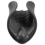 Чёрный мастурбатор Vibrating Silicone Stimulator с вибрацией - Pipedream - в Белгороде купить с доставкой