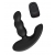 Черный силиконовый стимулятор простаты Levett Nitoc с пультом ДУ - Levett - в Белгороде купить с доставкой