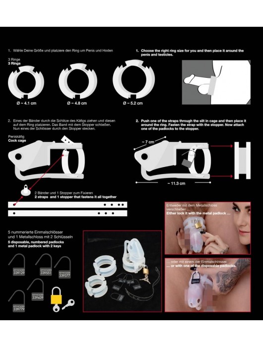 Набор для мужского пояса верности Cock Cage Set - Orion - купить с доставкой в Белгороде