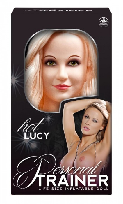 Надувная кукла с вибрацией и 2 любовными отверстиями Hot Lucy Lifesize Love Doll - NMC - в Белгороде купить с доставкой