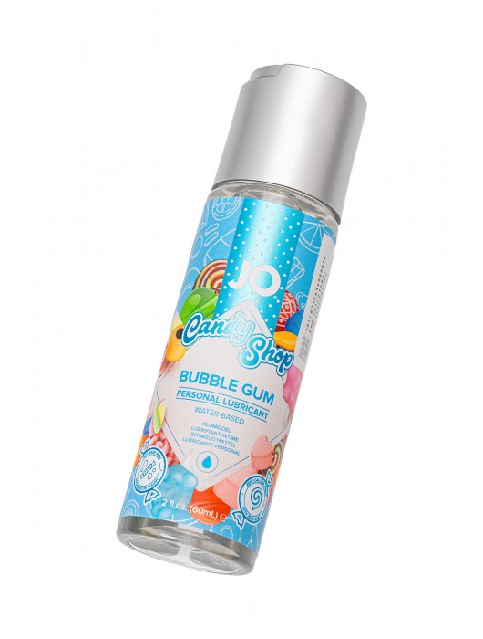 Смазка на водной основе Candy Shop Bubblegum с ароматом жвачки - 60 мл. - System JO - купить с доставкой в Белгороде
