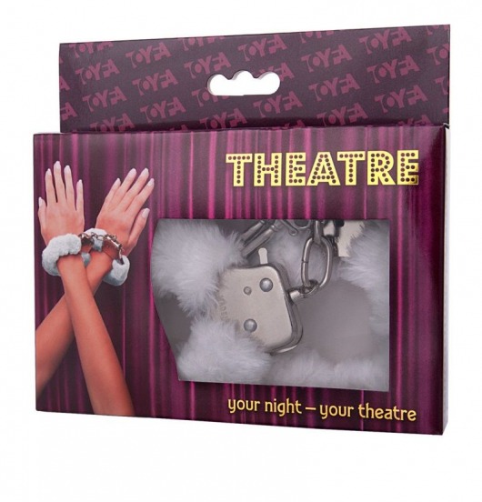 Наручники с белой меховой опушкой - ToyFa - купить с доставкой в Белгороде