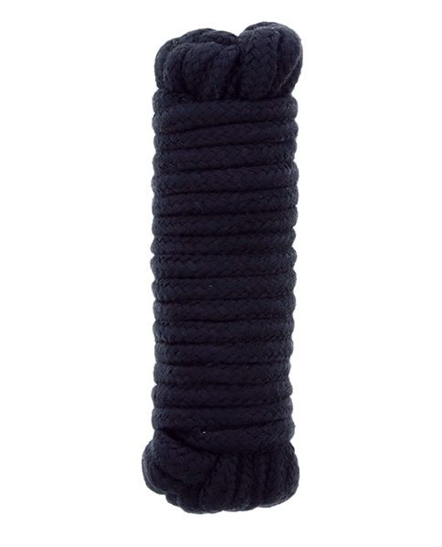 Чёрная веревка для связывания BONDX LOVE ROPE - 5 м. - Dream Toys - купить с доставкой в Белгороде