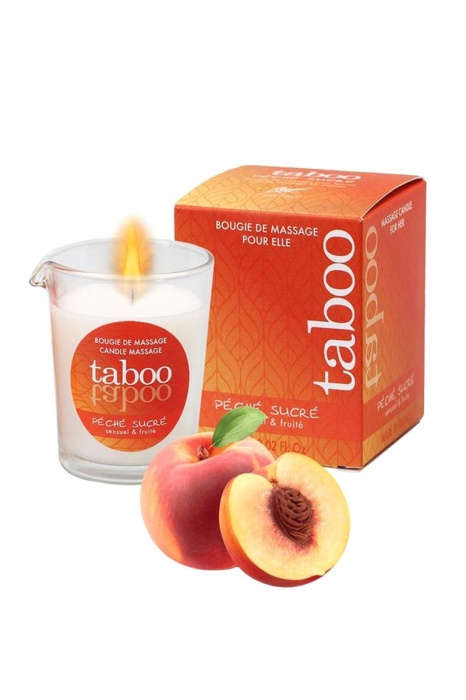 Массажное аромамасло с афродизиаками для женщин RUF Taboo Peche sucre - 60 гр. - RUF - купить с доставкой в Белгороде