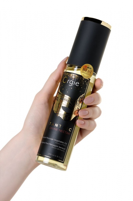 Растительное массажное масло Orgie Tantric Divine Nectar - 200 мл. - ORGIE - купить с доставкой в Белгороде