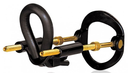 Черный экстендер-растяжитель пениса - Sex Expert - в Белгороде купить с доставкой