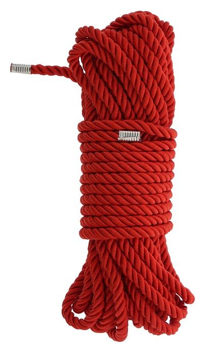 Красная веревка DELUXE BONDAGE ROPE - 10 м. - Dream Toys - купить с доставкой в Белгороде