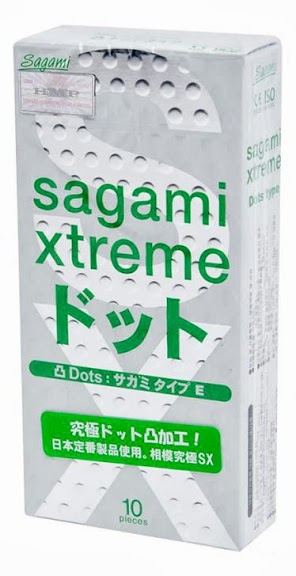 Презервативы Sagami Xtreme Type-E с точками - 10 шт. - Sagami - купить с доставкой в Белгороде