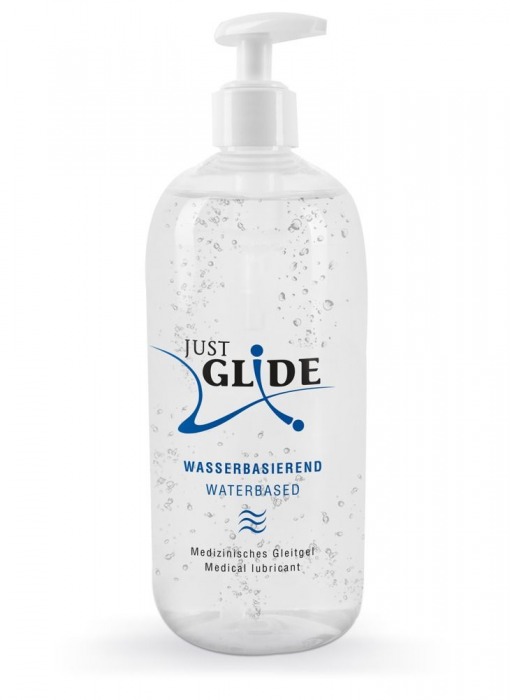 Гель-смазка на водной основе Just Glide с дозатором - 500 мл. - Orion - купить с доставкой в Белгороде