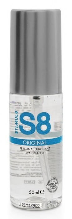 Универсальный лубрикант на водной осноdе S8 Original Lube - 50 мл. - Stimul8 - купить с доставкой в Белгороде