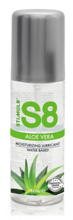 Лубрикант на водной основе S8 Aloe Vera Lube - 125 мл. - Stimul8 - купить с доставкой в Белгороде