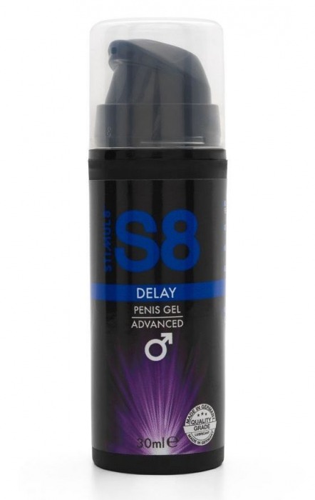 Пролонгирующий гель для мужчин S8 Delay Gel - 30 мл. - Stimul8 - купить с доставкой в Белгороде