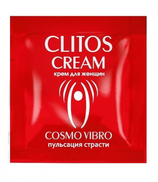 Пробник возбуждающего крема для женщин Clitos Cream - 1,5 гр. - Биоритм - купить с доставкой в Белгороде