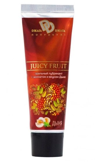 Интимный съедобный лубрикант JUICY FRUIT с ароматом дыни - 30 мл. - БиоМед - купить с доставкой в Белгороде