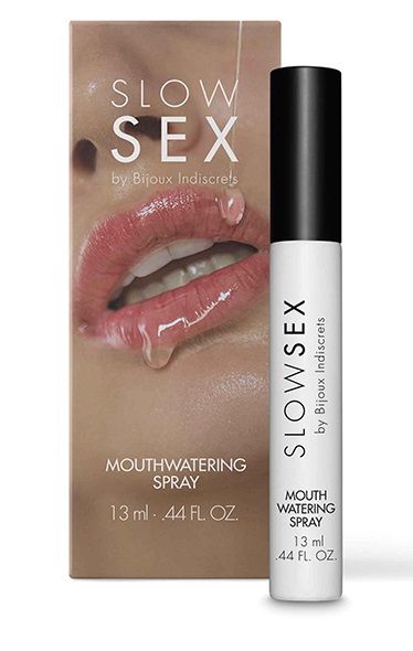 Спрей для усиления слюноотделения Slow Sex Mouthwatering Spray - 13 мл. - Bijoux Indiscrets - купить с доставкой в Белгороде