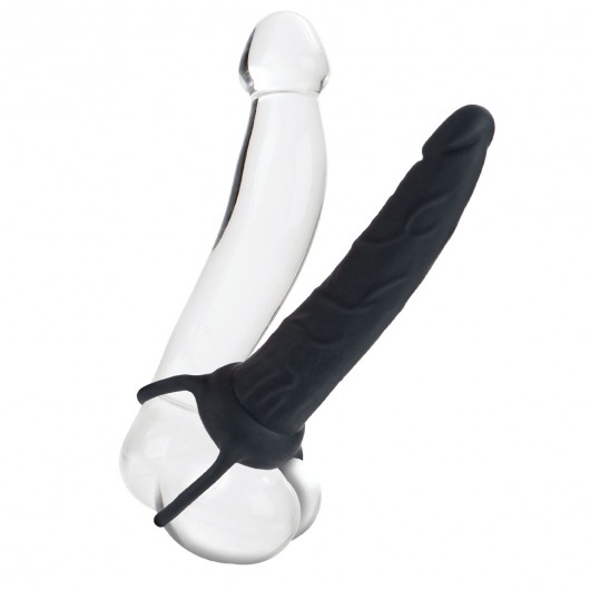 Насадка на пенис Silicone Love Rider Dual Penetrator для двойного проникновения - 14 см. - California Exotic Novelties - в Белгороде купить с доставкой