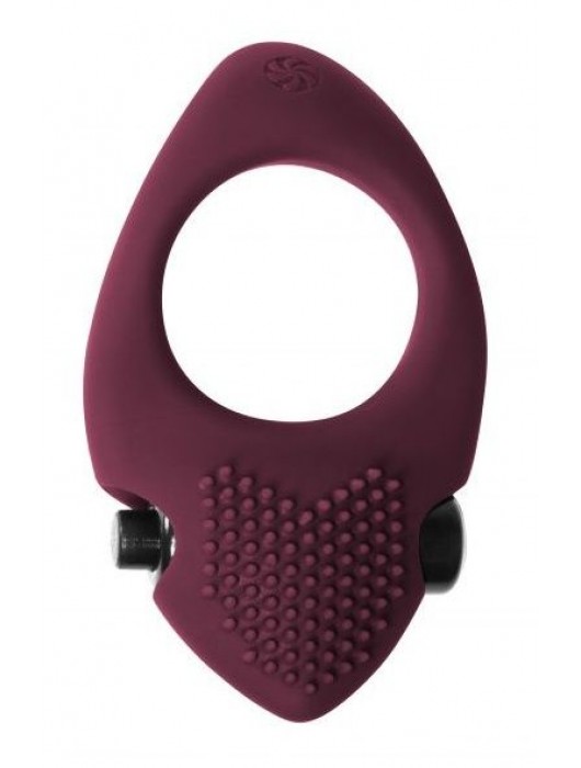 Бордовое эрекционное виброкольцо Pure Passion Sunset - Lola Games - в Белгороде купить с доставкой