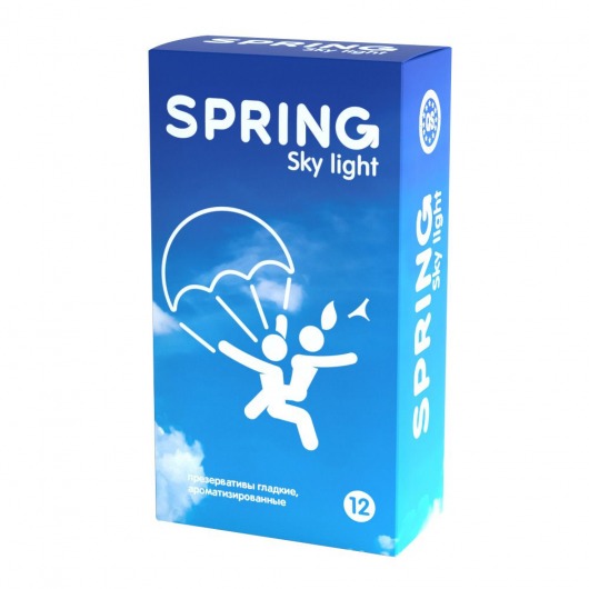 Ультратонкие презервативы SPRING SKY LIGHT - 12 шт. - SPRING - купить с доставкой в Белгороде