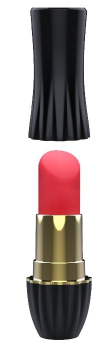 Клиторальный стимулятор-помада LIPSTICK - 9,3 см. - Dream Toys - купить с доставкой в Белгороде