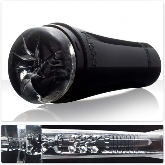 Черный мастурбатор-анус Fleshlight - Flight Pilot - Fleshlight - в Белгороде купить с доставкой